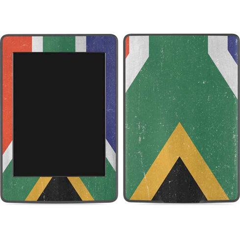 South Africa Flag Distressed Amazon Kindle Skin
